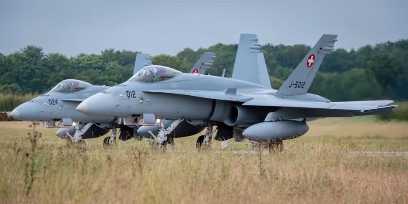 Swiss Air Force F-18C Fighters