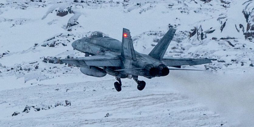 CF-18 Hornet During Operation Noble Defender 