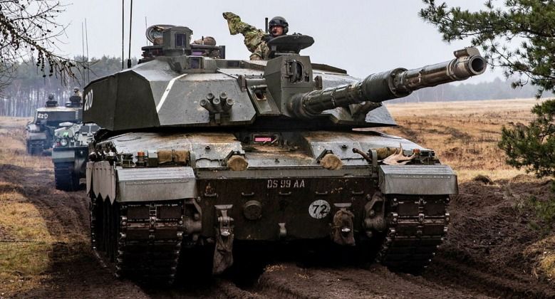 British Army Challenger 2 Tanks