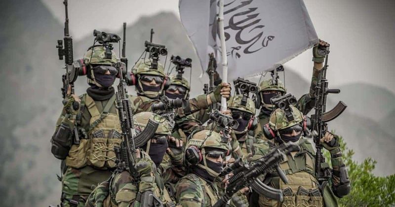 Badri 313 Taliban Special Forces with U.S.-Supplied Equipment
