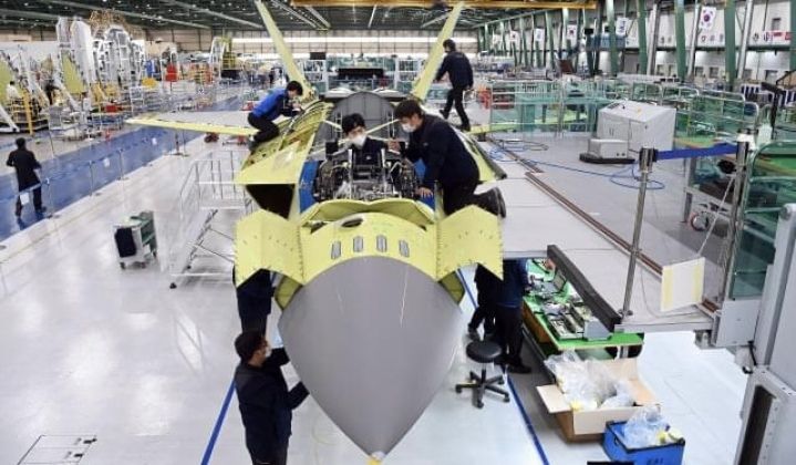 KF-21 Prototype on Production Line