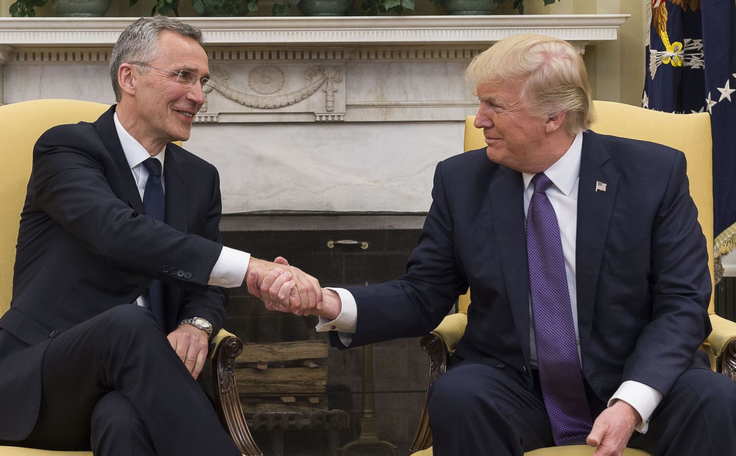 President Trump and Secretary General Stoltenberg
