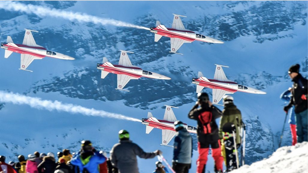 Swiss Air Force F-5E Tiger II Light Fighters
