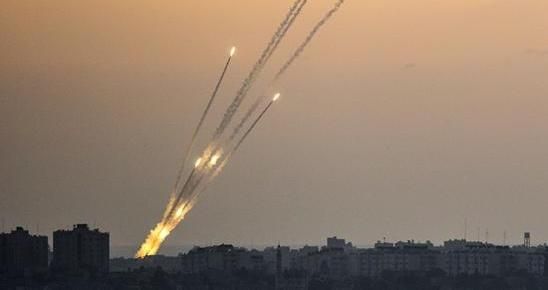 Light Rocket Artillery Fired By Gazan Militants