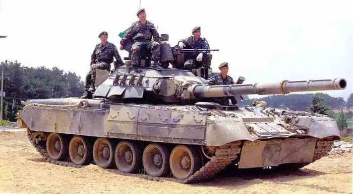 South Korean T-80 Battle Tank
