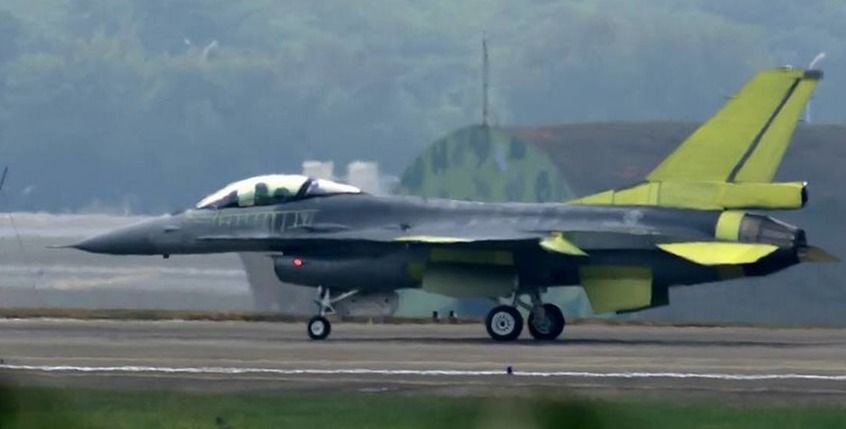 Taiwanese Air Force F-16V Viper Single Engine Light Fighter