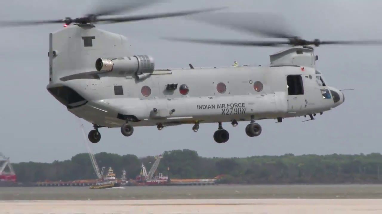 Indian Air Force CH-47 Chinook Transport Helicopter
