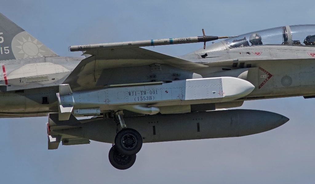 Ching Kuo Twin Engine Light Fighter Armed with Wan Chien Standoff Cruise Missiles