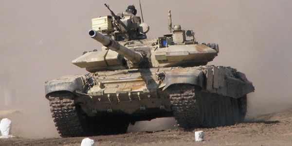 Indian Army T-90 Battle Tank