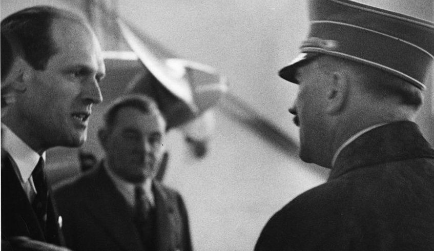 Wilhelm Messerschmitt and Adolf Hitler