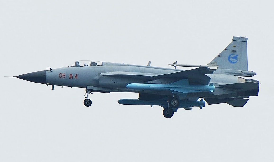 Pakistani Air Force JF-17 Fighter with YJ-12 Cruise Missiles