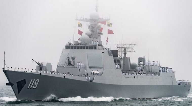 Chinese PLA Navy Type 052D Class Destroyer