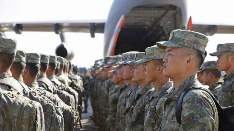 Chinese PLA Personnel in Belarus