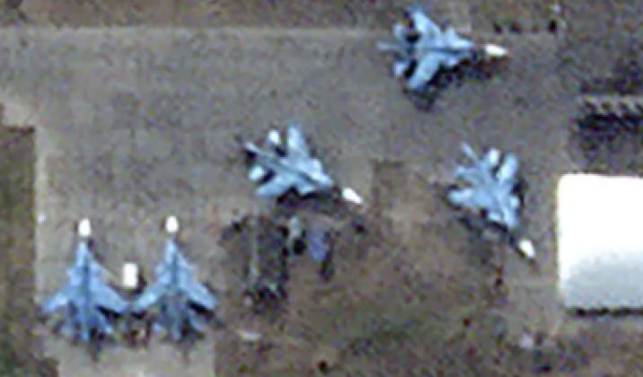 Su-34 Fighters at Morosovsk Airfield After Ukrainian Drone Attack in June 2024