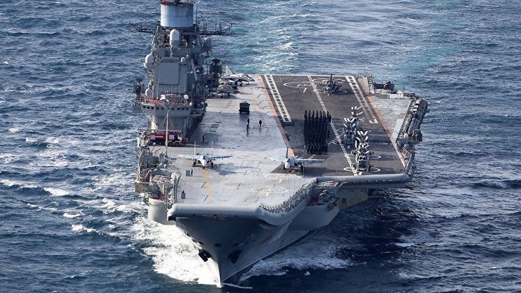 Russian Navy Aircraft Carrier Admiral Kuznetsov