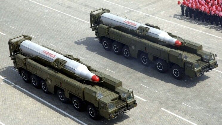 Hwasong-10 Ballistic Missile on Parade