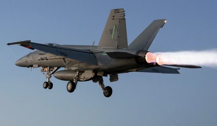 F414 Engines Powering F-18E/F Fighter