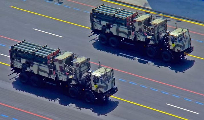 Launchers From Barak 8 Missile Defence System