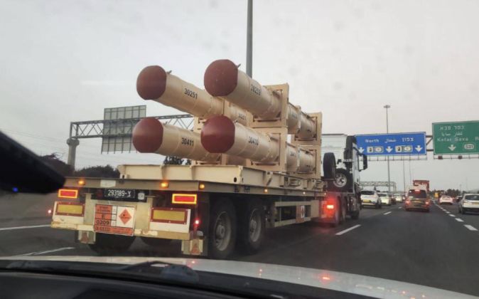 Surface-to-Air Missile Battery From Israeli Barak 8 Anti-Missile System