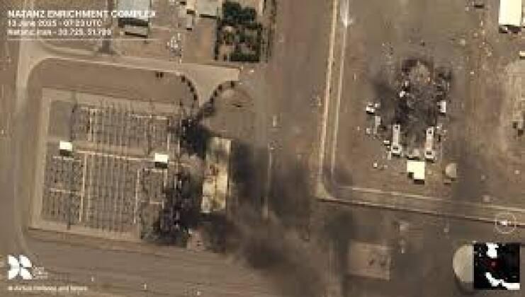 Destruction at Iran`s Natanz Nuclear Facility After Reported F-35 Strike