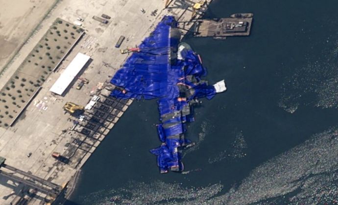 Warship Kang Kon After Accident