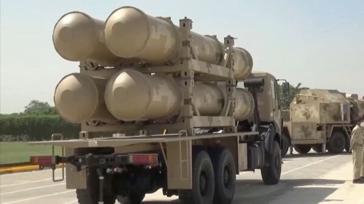 Missile Battery From HQ-9 System in Pakistani Service