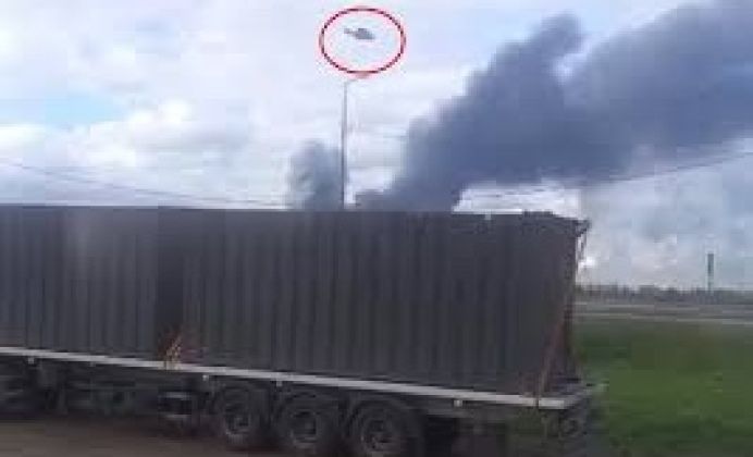 Ukrainian Drone Launch During Operation Spider`s Web