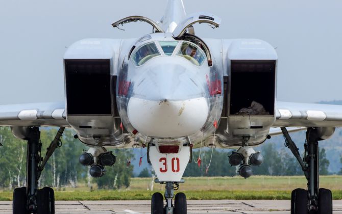 Tu-22M3 Bomber at Belaya Airbase
