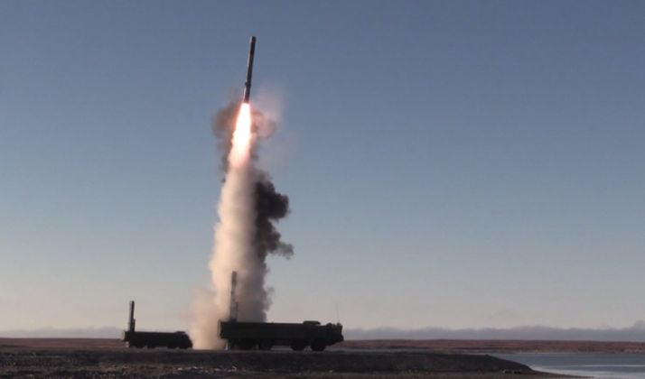 Launch of P-800 Cruise Missile From Bastion System