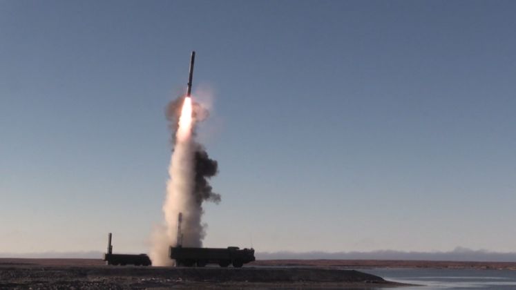 Launch of Russian P-800 Cruise Missile