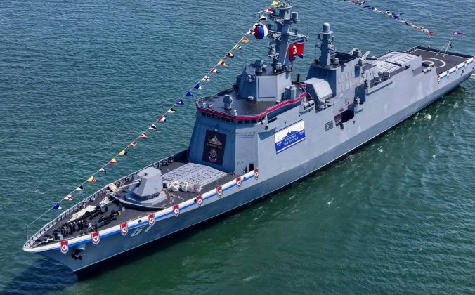 Korean People`s Army Navy Destroyer Choi Hyon