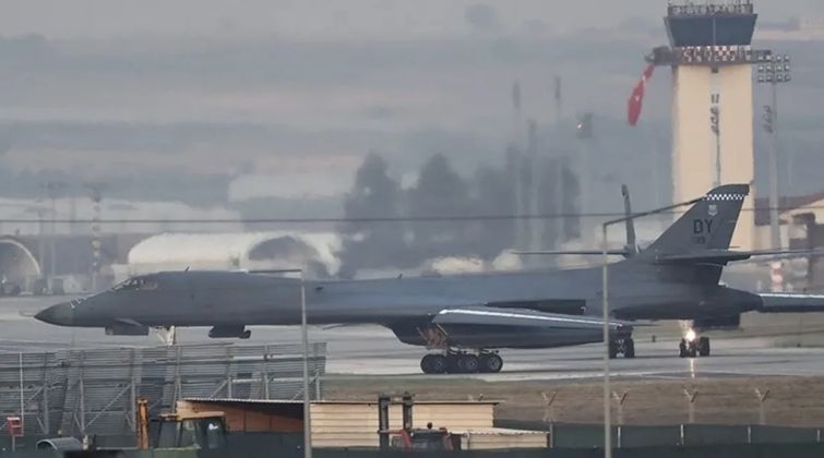 U.S. Air Force B-1B Bomber at Incirlik Air Base in Turkey
