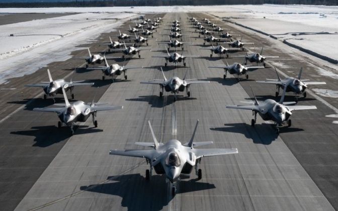 F-35As at Eielson Air Force Base in Alaska