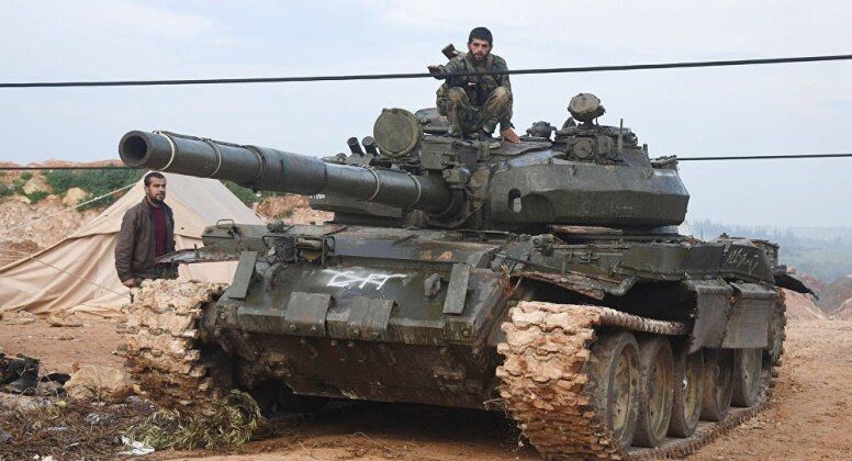Syrian Arab Army T-62M Tank