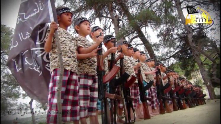 Turkestan Islamic Party Child Soldiers in Syria`s Idlib Governate