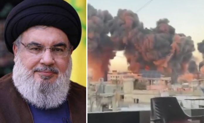 General Secretary Hassan Nasrallah and Aftermath of Explosion