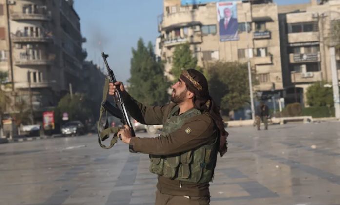 Nusra Front Jihadist After Capture of Syrian City of Aleppo