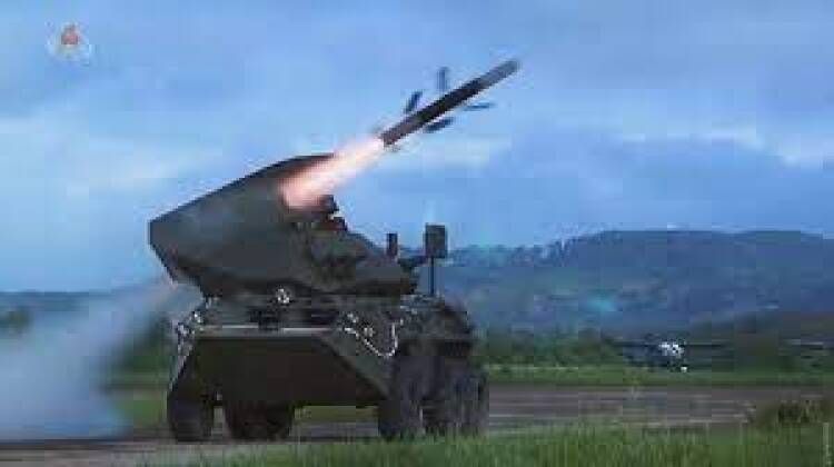 Launch of North Korean Bulsae-4 - Russia`s First Non Line of Sight ATGM
