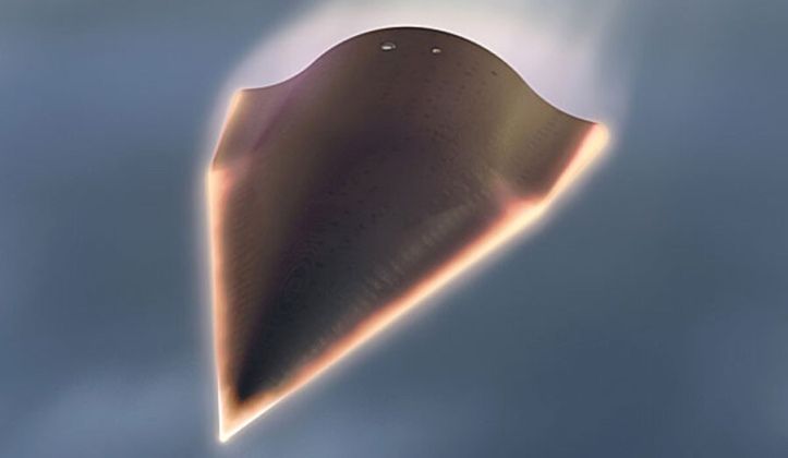 Hypersonic Glide Vehicle in Flight - artwork