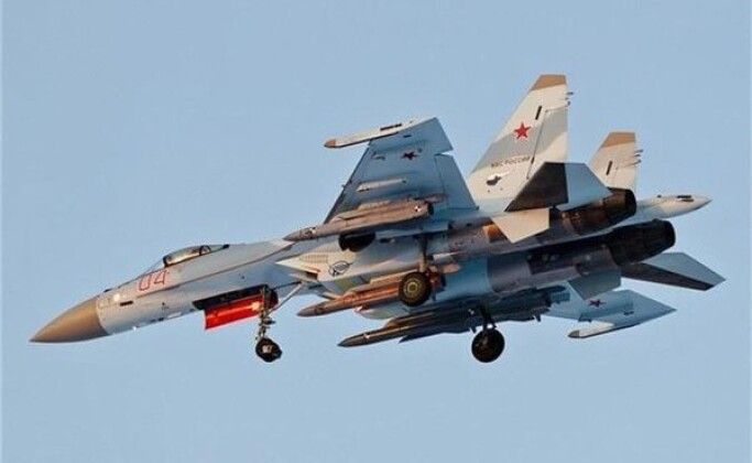 Su-35 Carrying Kh-31 Air to Surface Missiles