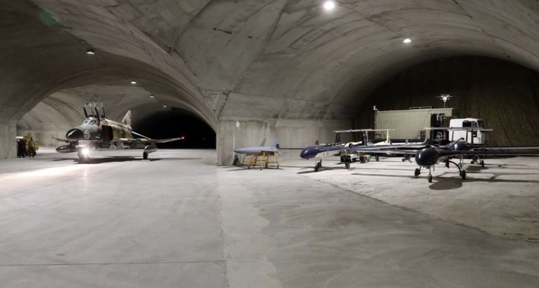 Eagle 44 Air Base Built Under a Mountain in Iran