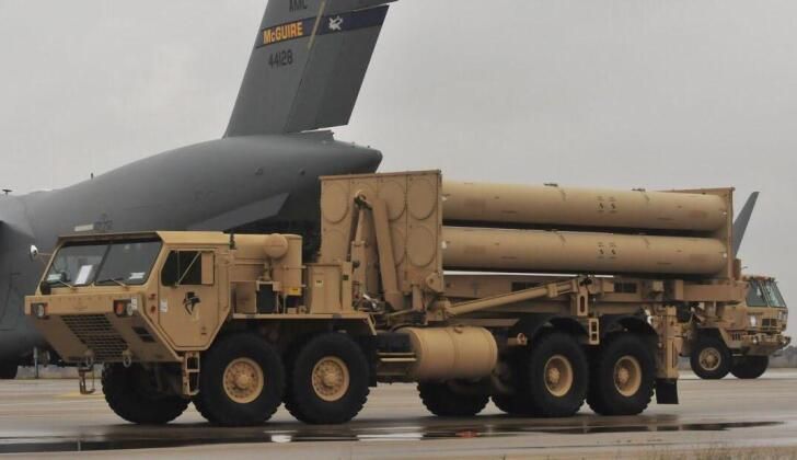 Missile Battery From THAAD System