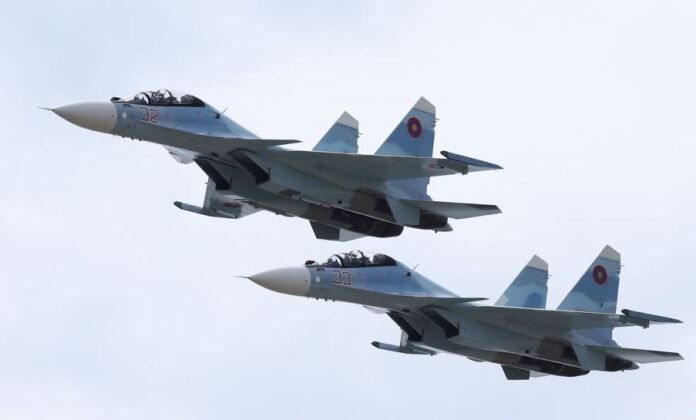 Armenian Air Force Su-30SM Fighters