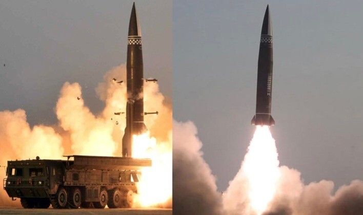 North Korean KN-23B Ballistic Missile Launch