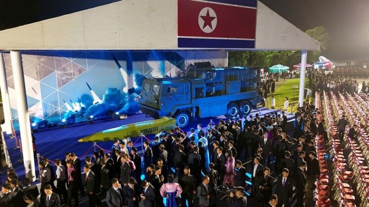 KN-24 Launcher Bust at Handover Ceremony