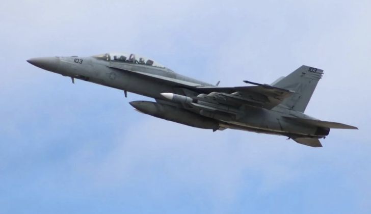 F-18F Super Hornet with AIM-174 Air to Air Missile