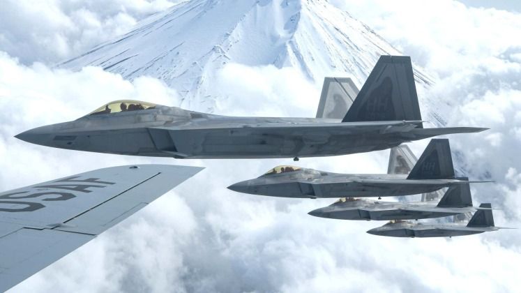 Hawaii Air National Guard F-22 Raptors (USAF)