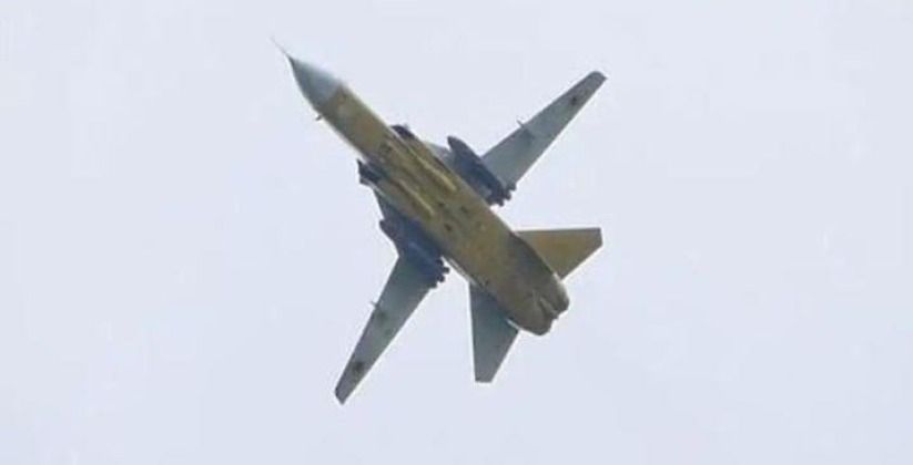 Ukrainian Su-24M Strike Fighter with British Storm Shadow Missiles