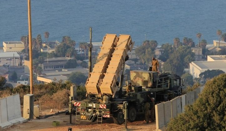 Surface to Air Missile Battery From Patriot System in Israel
