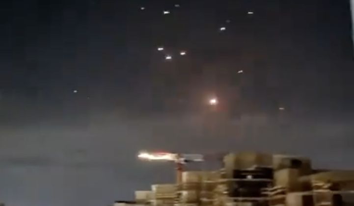 Iranian Missiles Over Jerusalem